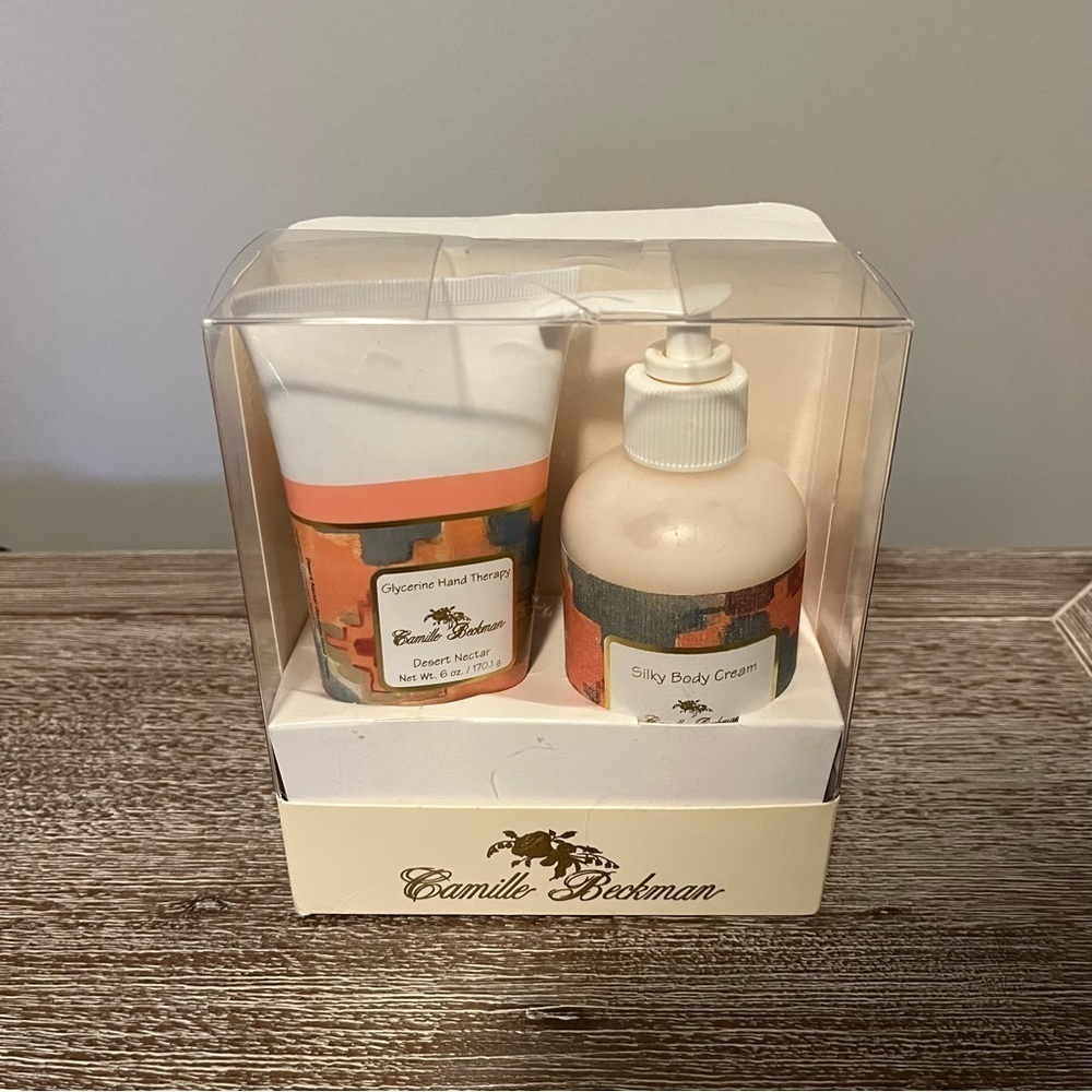 NEW Camille Beckman Discontinued Desert Nectar Silky Body Cream and Hand Therapy